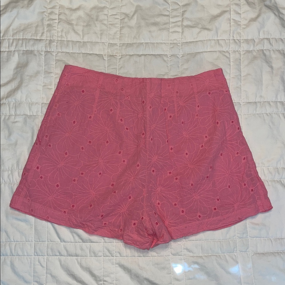Pink High Waisted Shorts
